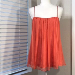 Coral Laundry by Design Silk Tank